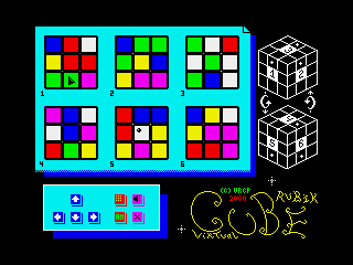 Заставка Virtual Cube Rubik 1